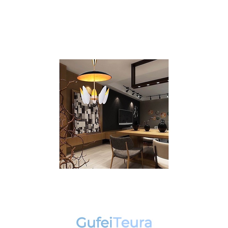 5 אור נברשת קצר אמנות מודרנית עכשווית מנורת תליון