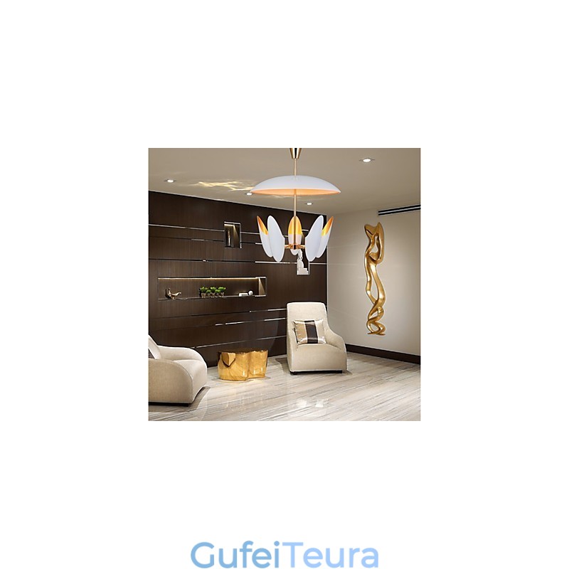 5 אור נברשת קצר אמנות מודרנית עכשווית מנורת תליון