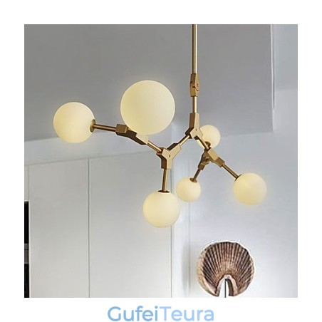 תכונת ציור קלאסית מסורתית עבור אור תליון עץ במבוק בסגנון מיני