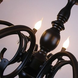 בסגנון אירופאי קריסטל מנורת מנורת חנות בגדים מנורות ופנסים פרויקט קישוט Droplight