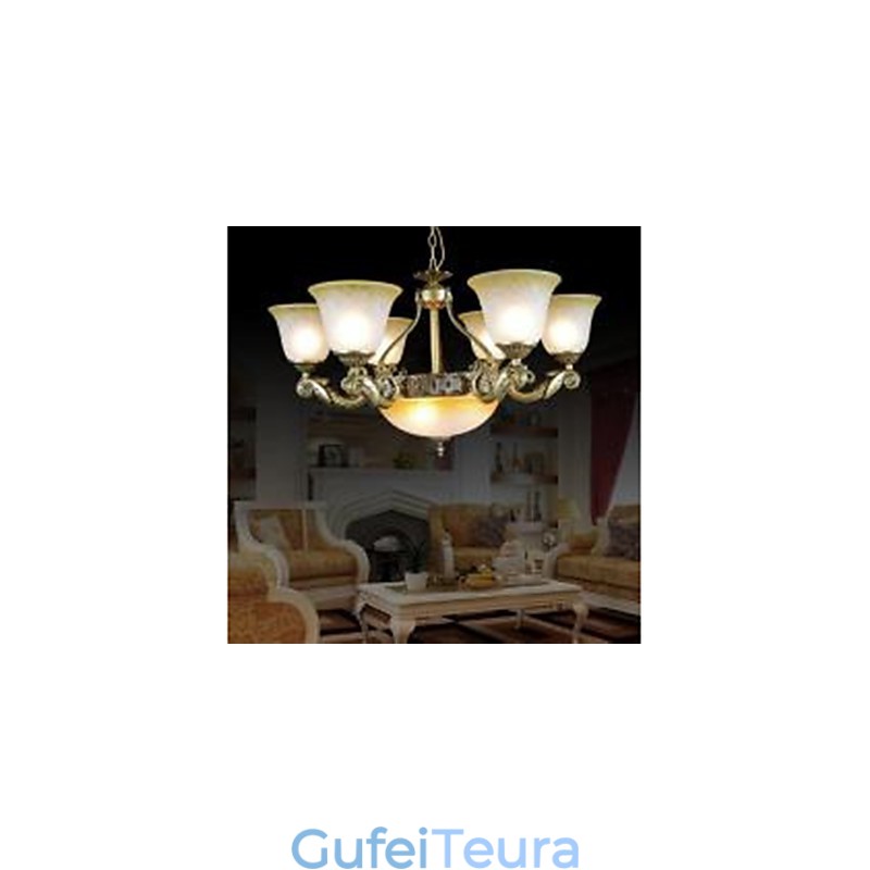 נברשת ברונזה אירופאי רטרו קלאסי