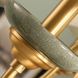 כל נברשת נחושת ירקן דקורטיבית נברשת KP8