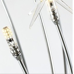 תכונת כרום מודרנית עכשווית עבור מעצבים בסגנון מיני נברשת מתכת לילדים