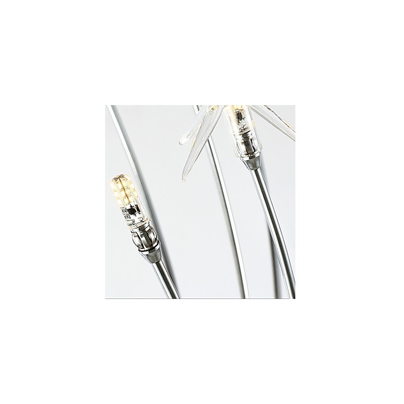 תכונת כרום מודרנית עכשווית עבור מעצבים בסגנון מיני נברשת מתכת לילדים