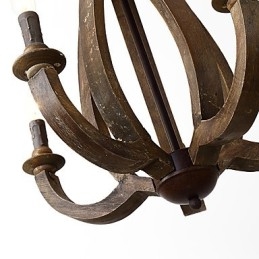 ציור וינטג' תכונת מיני עץ נברשת במבוק מנורת מנורת תליון לקשט