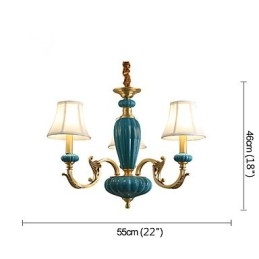 כל נברשת נחושת ירקן דקורטיבית OP