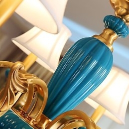 כל נברשת נחושת ירקן דקורטיבית OP