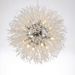Firework Globe שן הארי Chrome תכונה נברשת מתכת קריסטל
