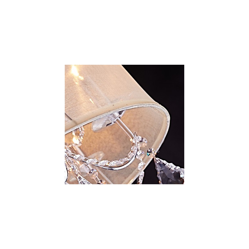 מודרני עכשווי מסורתי קלאסי כפרי תכונת כרום עבור מעצבים בסגנון מיני קריסטל נברשת מתכת