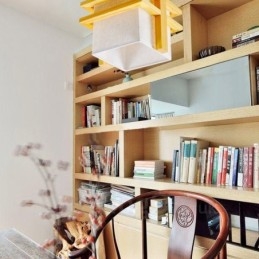 1 עץ בהיר תליון רטרו וינטג' אור עם גוון בד