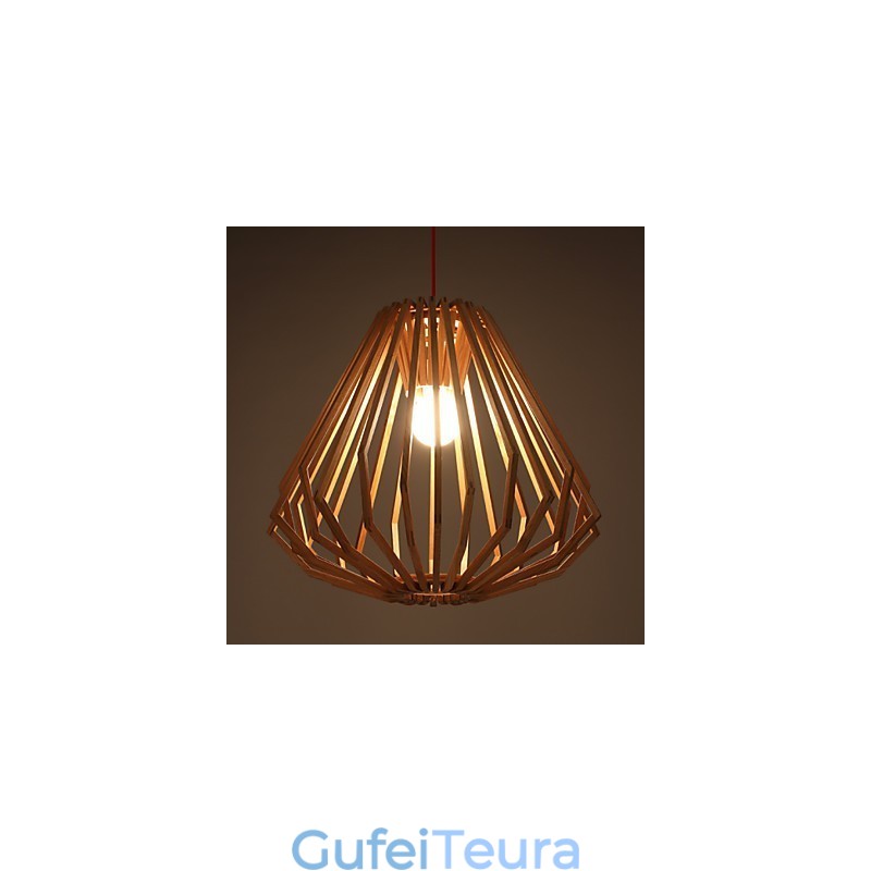 נברשת מיני בסגנון מסורתי קלאסי עץ במבוק