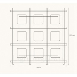 9 אורות מודרניים עכשוויים בסגנון נורדי פלאש הר תקרה עם הצללה זכוכית