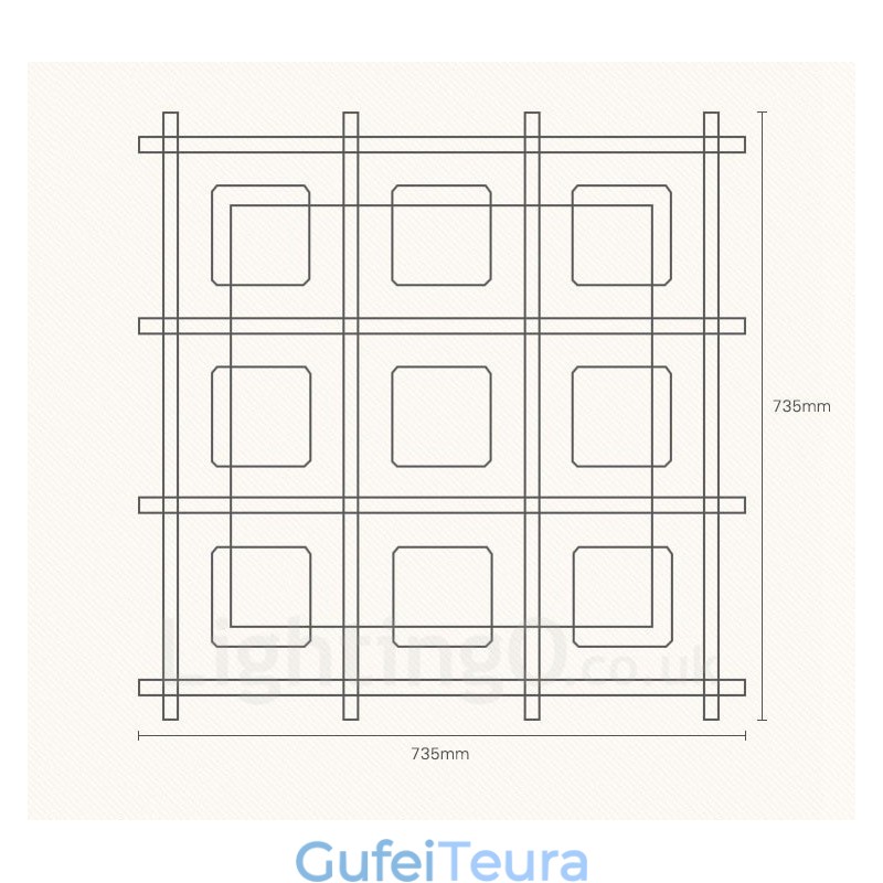 9 אורות מודרניים עכשוויים בסגנון נורדי פלאש הר תקרה עם הצללה זכוכית