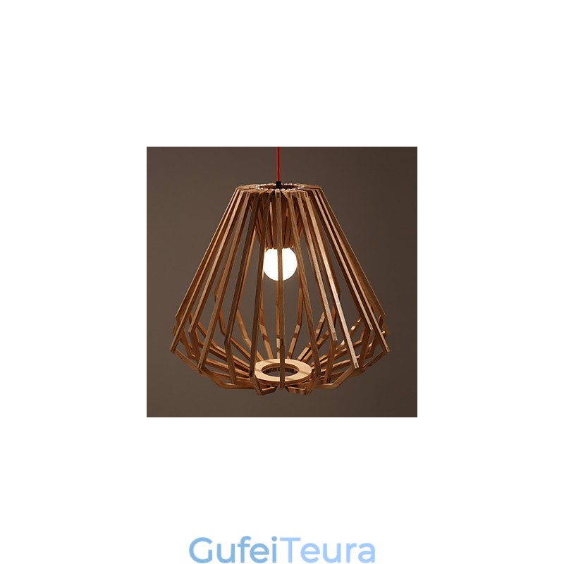 נברשת מיני בסגנון מסורתי קלאסי עץ במבוק