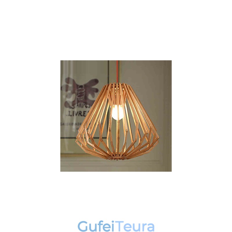 נברשת מיני בסגנון מסורתי קלאסי עץ במבוק