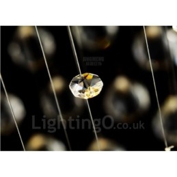 תאורת תליון תקרת קריסטל מודרנית גופי תאורה לנברשת מקורה