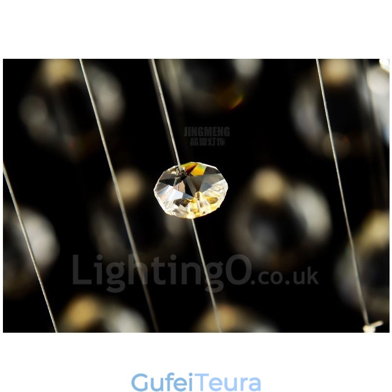 תאורת תליון תקרת קריסטל מודרנית גופי תאורה לנברשת מקורה