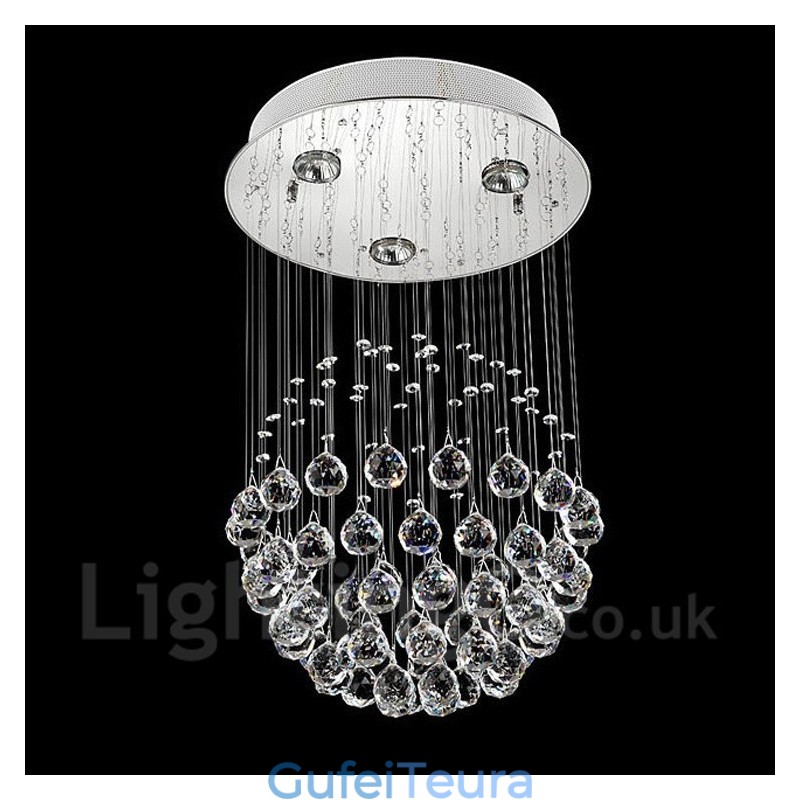 3 אור תליון תקרת קריסטל מודרני נברשת מקורה גופי תאורת מנורות