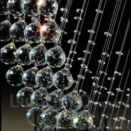 3 אור תליון תקרת קריסטל מודרני נברשת מקורה גופי תאורת מנורות