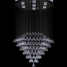 7 אורות מודרני תקרת קריסטל אור תליון מקורה נברשת גופי תאורה מנורות