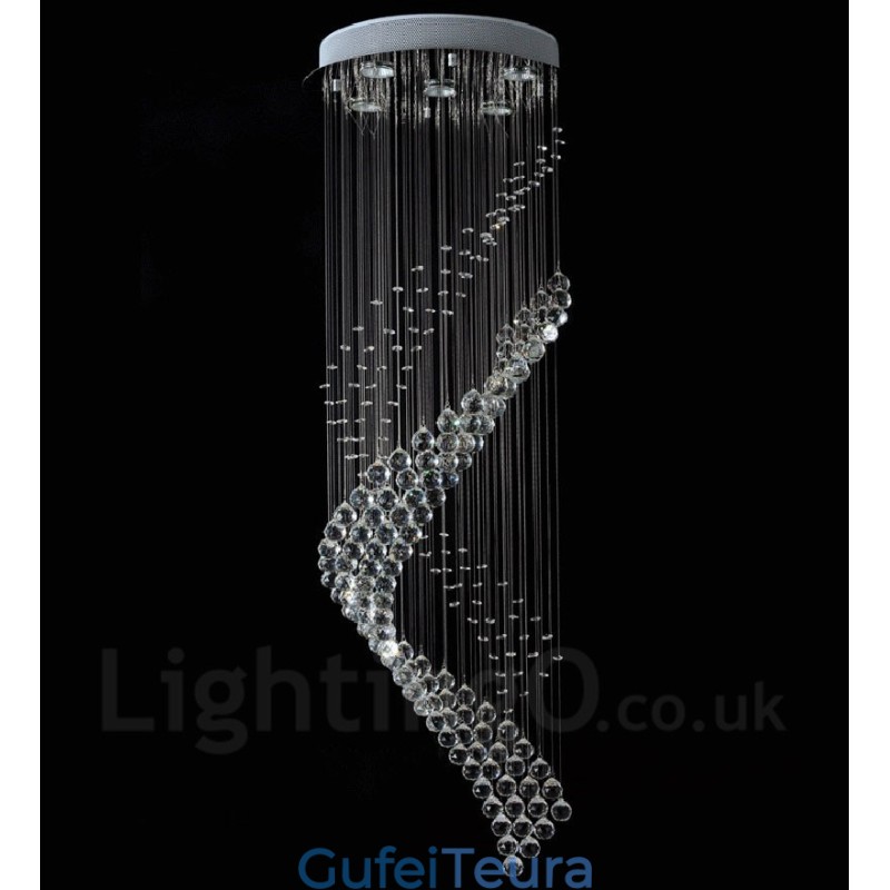 5 אורות מודרני תליון תקרת קריסטל אור נברשת מקורה גופי תאורה מנורות