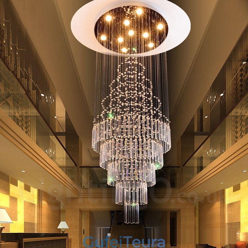 10 אורות מודרני תליון תקרת קריסטל אור נברשת מקורה גופי תאורת מנורות