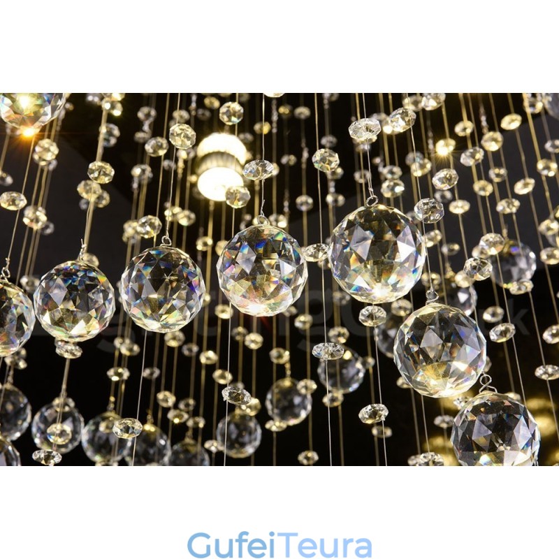 4 אורות מודרני קריסטל תליון אור נברשת מקורה מנורות תאורה גופי