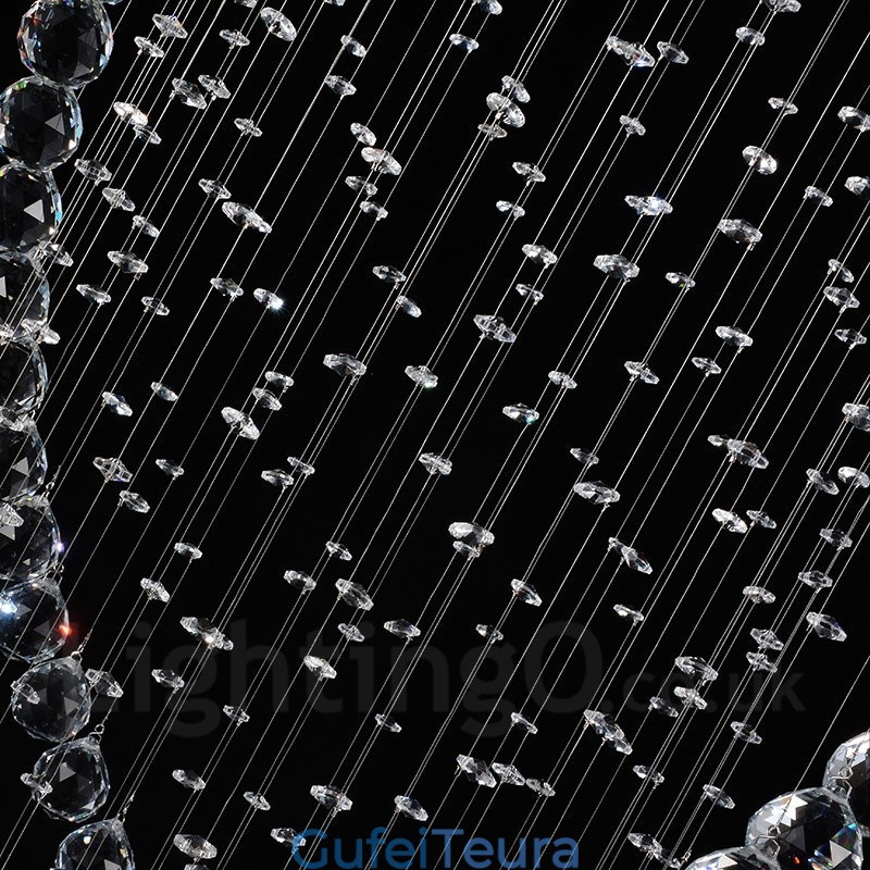 4 אורות מודרני קריסטל תליון אור נברשת מקורה מנורות תאורה גופי