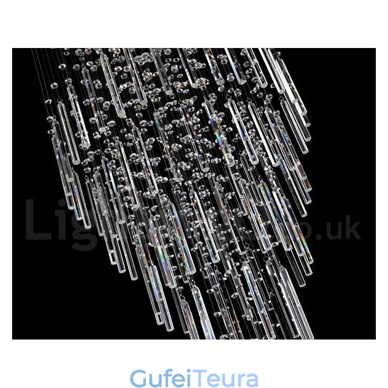 5 אורות מודרני K9 קריסטל תקרת תליון אור נברשת מקורה גופי תאורת מנורות