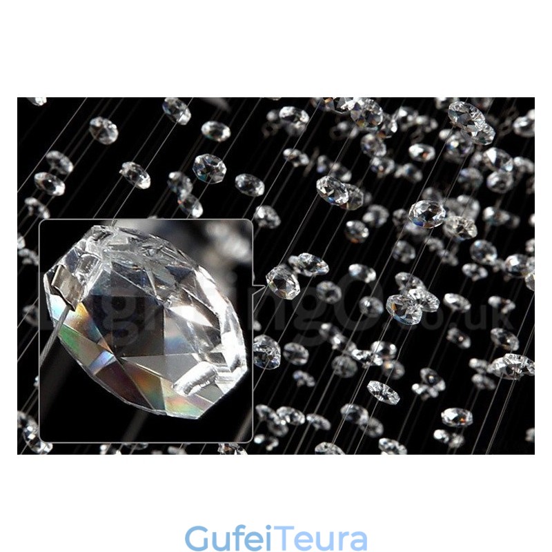 5 אורות מודרני K9 קריסטל תקרת תליון אור נברשת מקורה גופי תאורת מנורות