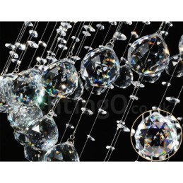 1 אור מודרני K9 קריסטל תקרת תליון אור נברשת מקורה גופי תאורת מנורות