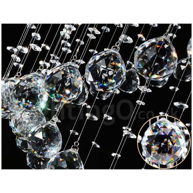 1 אור מודרני K9 קריסטל תקרת תליון אור נברשת מקורה גופי תאורת מנורות