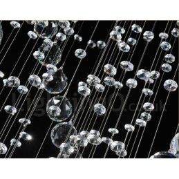 1 אור מודרני K9 קריסטל תקרת תליון אור נברשת מקורה גופי תאורת מנורות