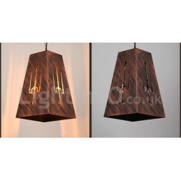 1 אור רטרו וינטג' תליון אור בית קפה מנורת תליון