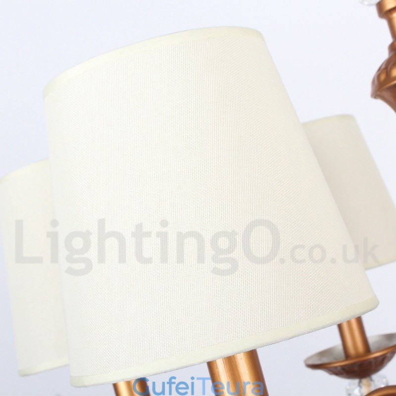 נברשת 8 אור רטרו בסגנון נר