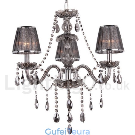 נברשת בסגנון נר קריסטל 3 אור K9