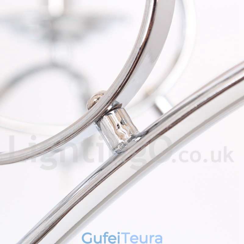 8 נברשת עכשווית K9 קריסטל בסגנון נר