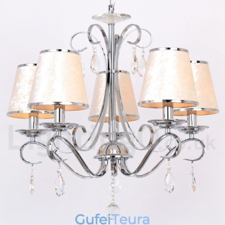 נברשת בסגנון נר קריסטל 5 אור עכשווי K9