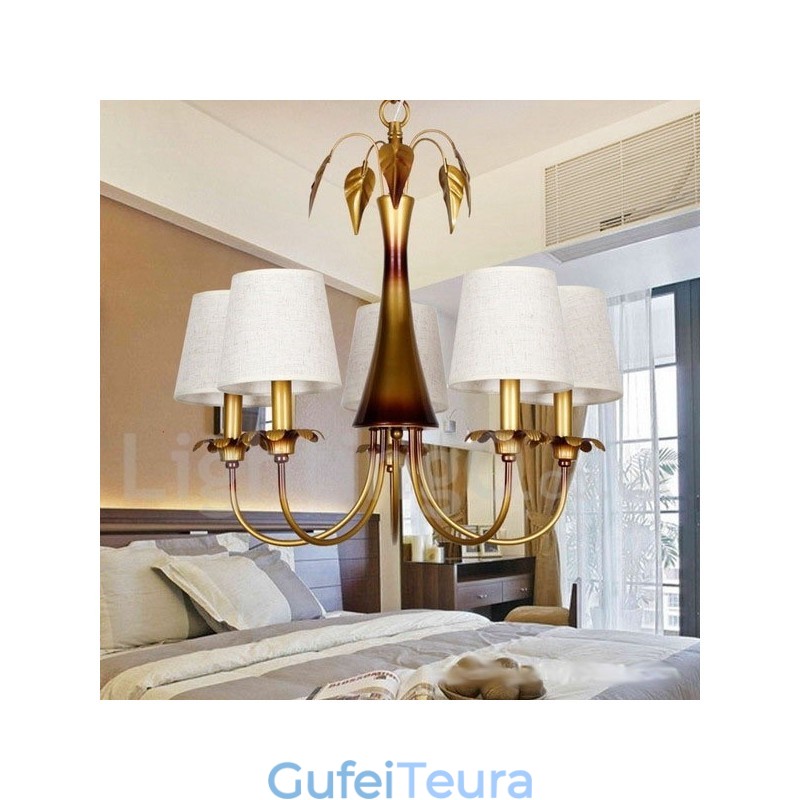 5 אור מודרני עכשווי כפרי בסגנון נברשת