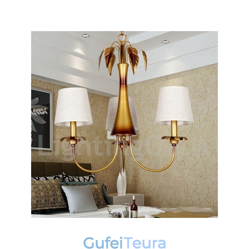 3 אור מודרני עכשווי כפרי בסגנון נברשת