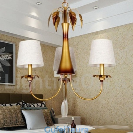 3 אור מודרני עכשווי כפרי בסגנון נברשת