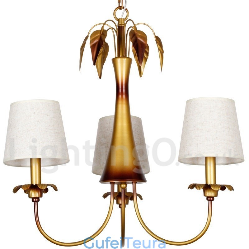 3 אור מודרני עכשווי כפרי בסגנון נברשת