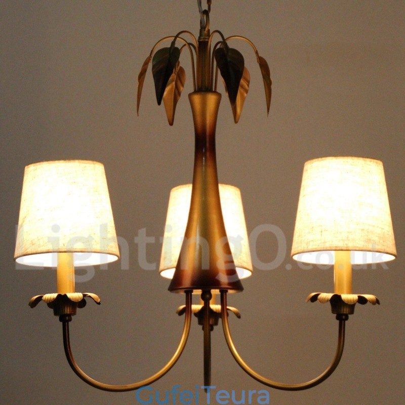 3 אור מודרני עכשווי כפרי בסגנון נברשת