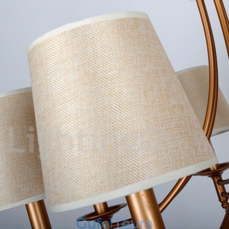 6 אור כפרי רטרו בסגנון ים תיכוני נברשת בסגנון נר