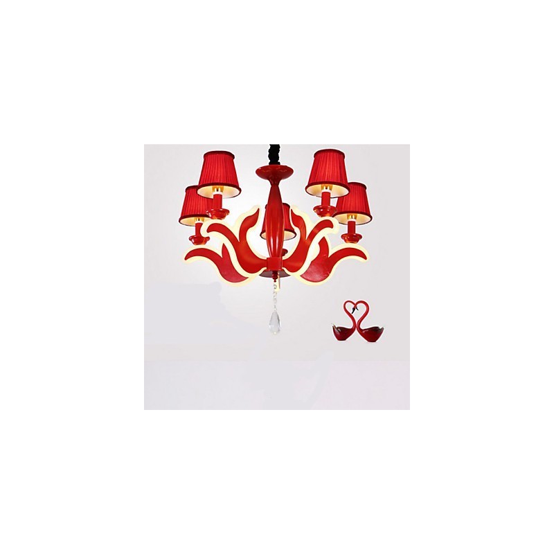Creative Garden Lights נברשת אקרילית אדומה