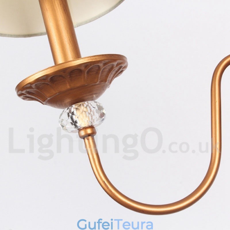 נברשת 3 אור רטרו בסגנון נר