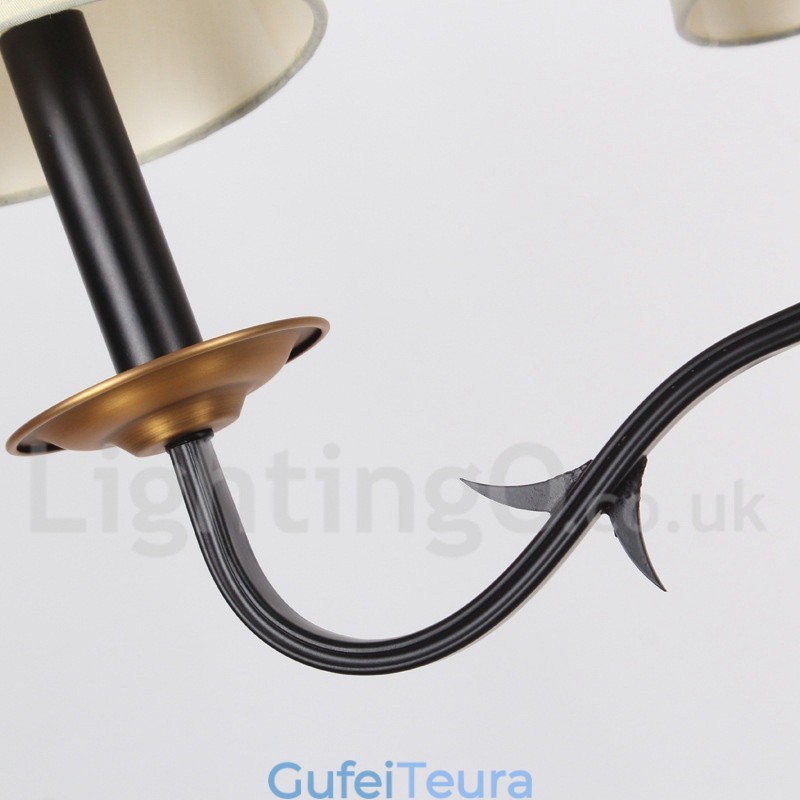 נברשת 4 אור רטרו בסגנון נר