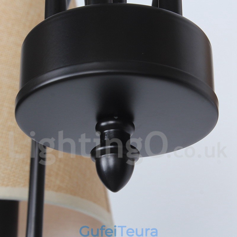 3 אור רטרו בסגנון ים תיכוני נברשת בסגנון נר