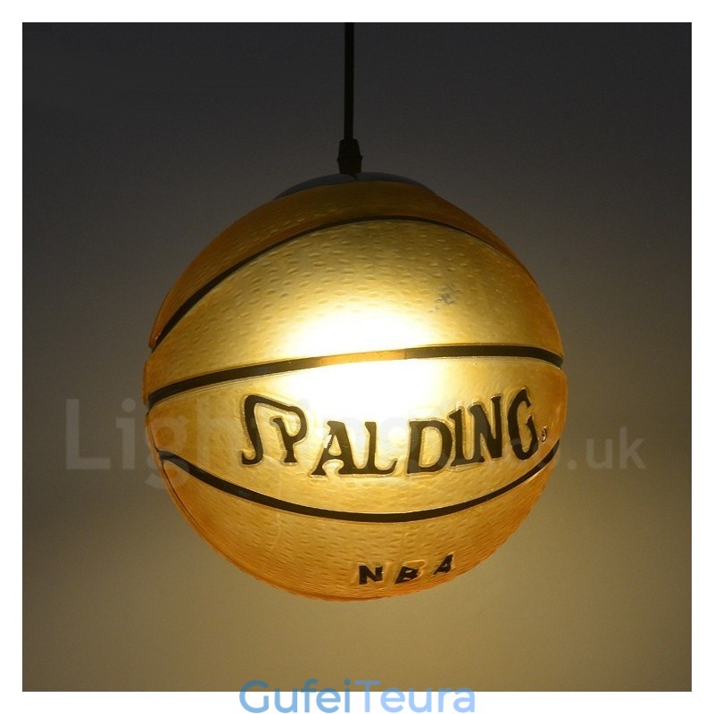 1 אור וינטג' מודרני עכשווי כדורסל זכוכית צל תליון אור