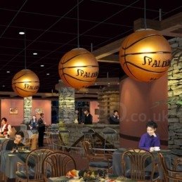 1 אור וינטג' מודרני עכשווי כדורסל זכוכית צל תליון אור